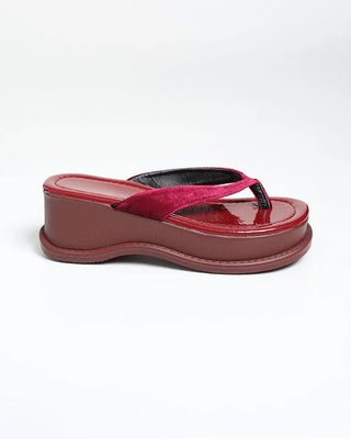 Platform thong sandals