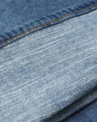Straight denim pants