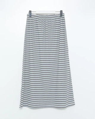 Triple Border Rib Easy Maxi Skirt