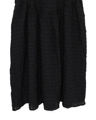 Embossed long dress