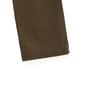 Peach skin cotton pants