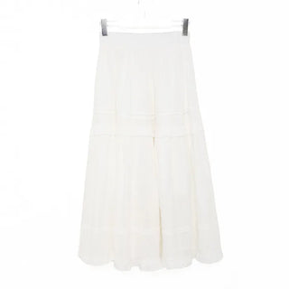 Frilled long skirt