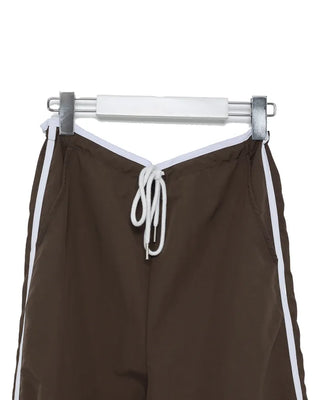 Nylon side stripe pants