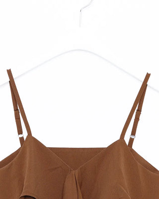 Frilled camisole blouse