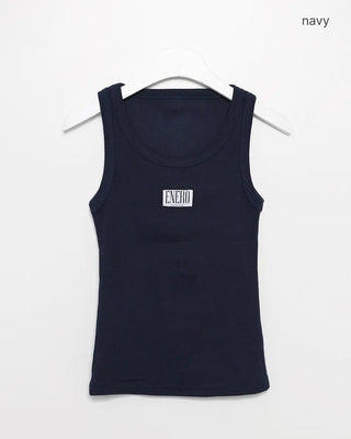 Bust One Tag Slim Rib Tank Top