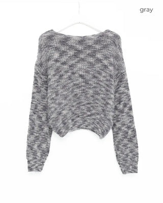 Round neck loose fit knit