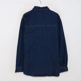 Patch pocket denim shirt