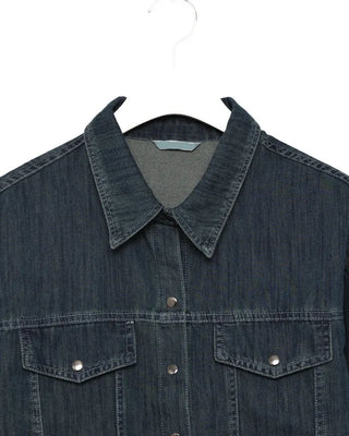 Denim shirt and skirt set