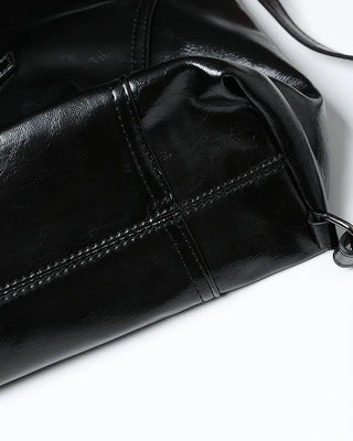 2-way leather shoulder bag