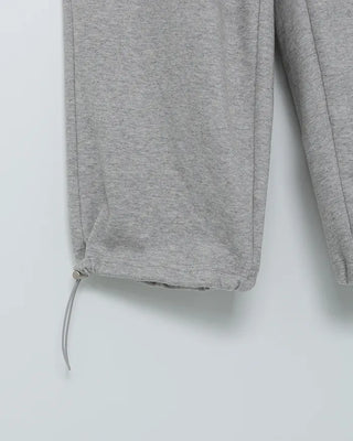 Side lace point sweatpants