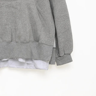 Side-slit hooded parka