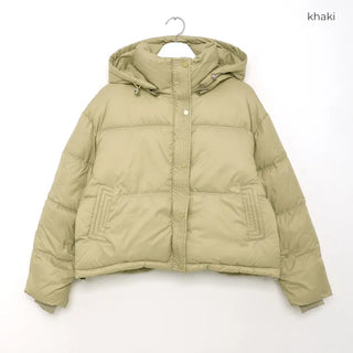 Hooded padded jacket
