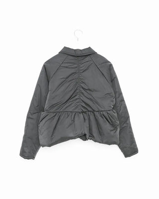 Padded Zip Peplum Jacket