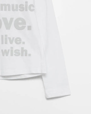 Lettering Long Sleeve T-Shirt