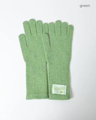 Label Point Long Gloves