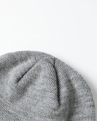 Flower knit beanie