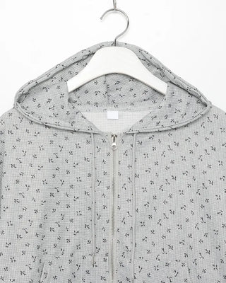 Flower Pattern Hoodie & Pants Set