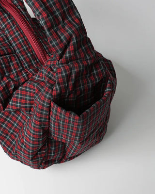 Checked Volume Tote Bag