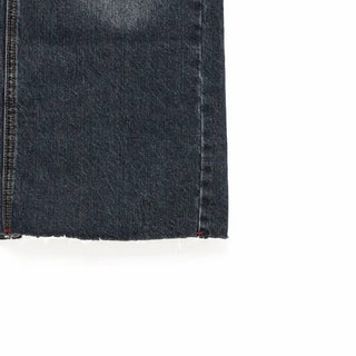 Denim long skirt