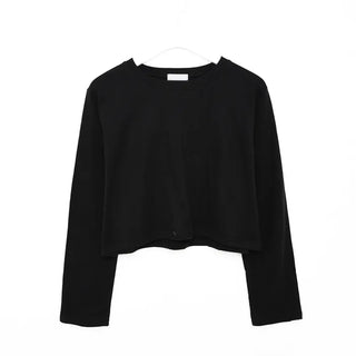 Side Button Long Sleeve T-Shirt