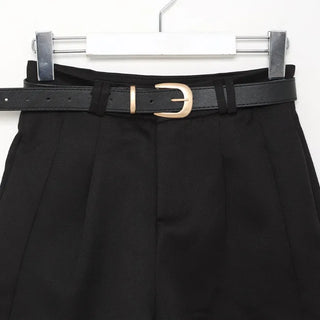 Pintuck shorts