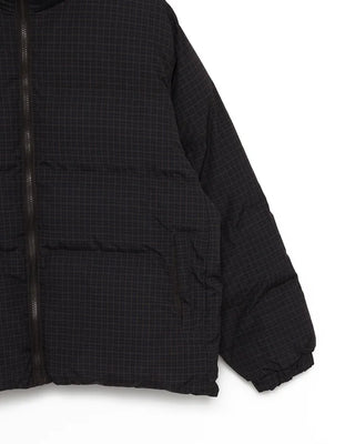 Checked padded jumper