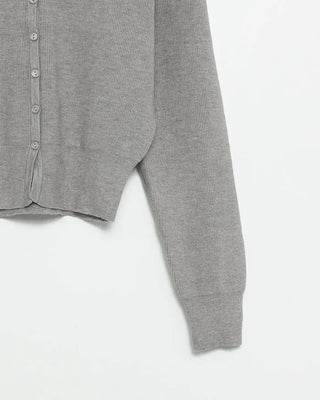 V-neck short cardigan