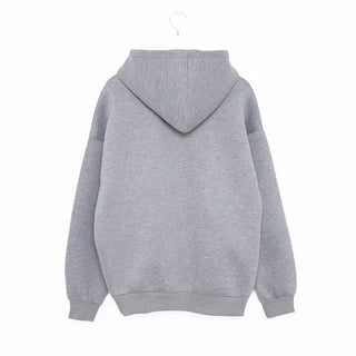 Oversized double-zip hoodie