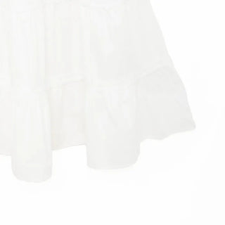 Frilled tiered long dress