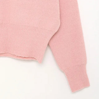 Daily Cropped Round Knit