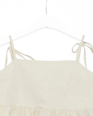 Shoulder ribbon camisole blouse