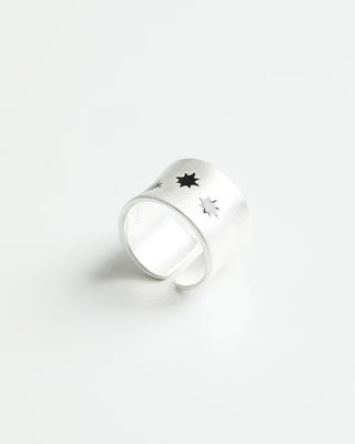 Three-Star Wide Ring