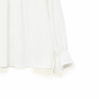 Pintuck frill blouse