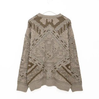 (Unisex) Geometric Sweat Knit