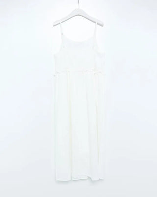 Frilled Shirring Long Dress