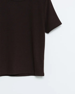 Rayon blend short-sleeved T-shirt