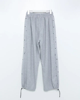 Side-dot wide sweatpants