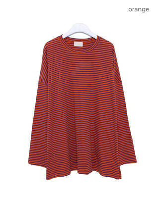 Oversized striped T-shirt