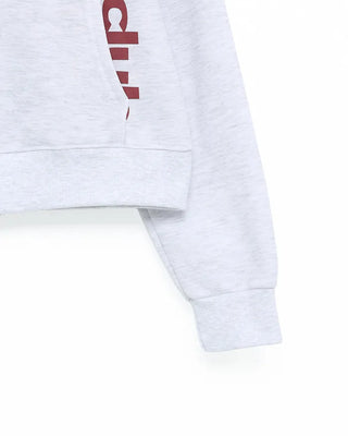 Vertical Lighting Semi-Cropped Hoodie