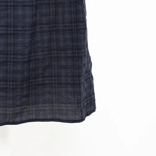 Checked Shirred Camisole