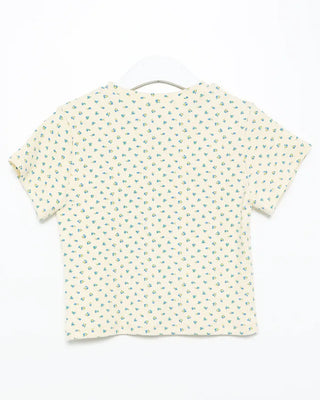 Mini Flower Cropped Mini T-Shirt