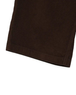 Corduroy back elastic Bermuda shorts