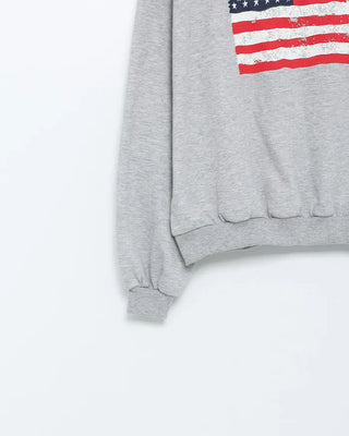 USA One-Shoulder Point Sweatshirt