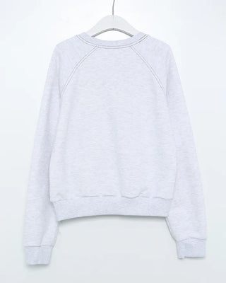Eight-stitch raglan sweatshirt