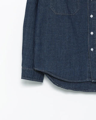 Double bust button pocket denim shirt