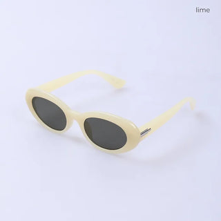 Pastel oval sunglasses