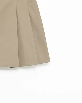 Pintuck mini skirt