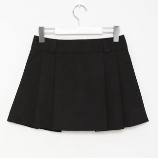 Pintuck mini skirt