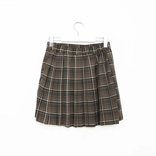 Checkered mini skirt