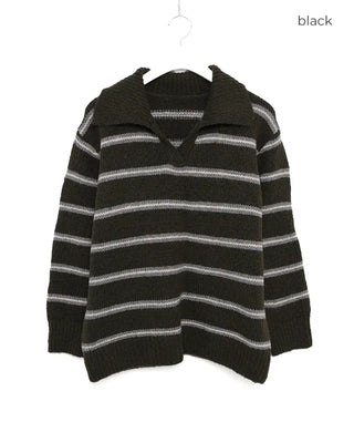 Colored striped knit